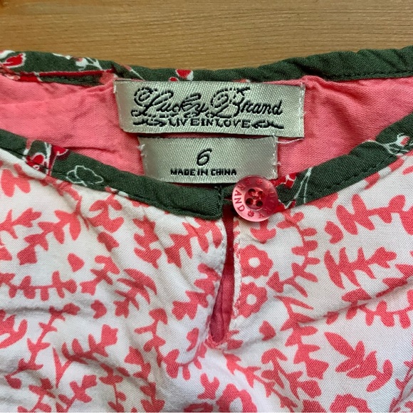 Girls Boho Style Floral Tunic - Picture 7 of 13